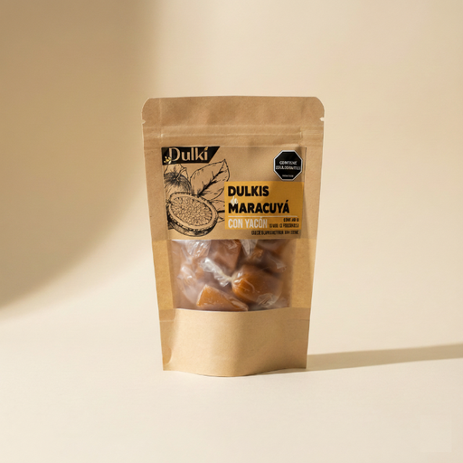 Caramelos de maracuyá con yacón